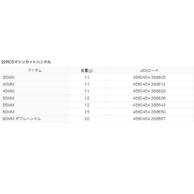 【取り寄せ商品】 ダイワ SLP WORKS 22 RCSマシンカットハンドル (35MM) (カスタムハンドル・カスタムパーツ／2022年モデル) /(c)｜f-marunishi3｜07