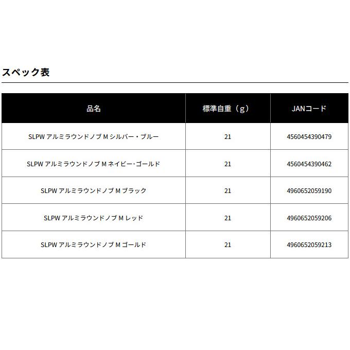 DAIWA（ダイワ） 【取り寄せ商品】 SLP WORKS SLPW アルミラウンドノブ