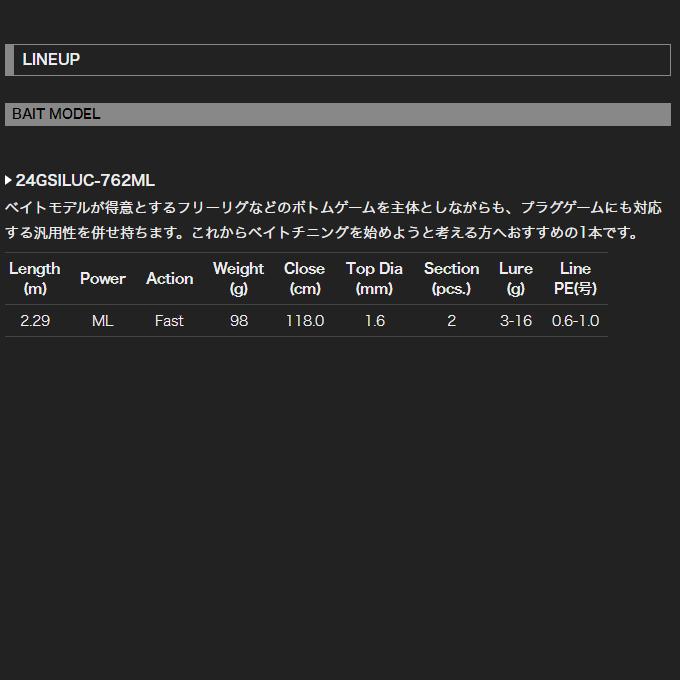 オリムピック（OLYMPIC） 24 シルベラードUX 24GSILUC-762ML (ベイト