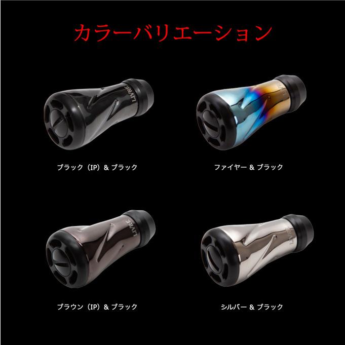取り寄せ商品】 メガテック リブレ f air ノブ単体Bプロ 2個 (ブラウン