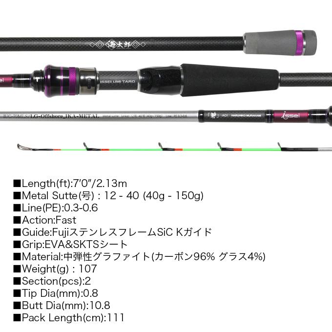 一誠 海太郎 「碧」 IUC-70MLS/LG-Offshore IKA METAL (イカメタル