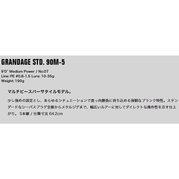 取り寄せ商品】 アピア グランデージ STD.. (90M-5) (シーバス 取り寄せ商品】 アピア グランデージ STD.. (90M-5) (シーバス