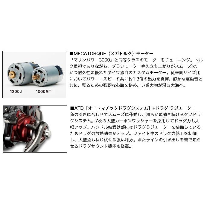 DAIWA（ダイワ） シーボーグ 1200J 右ハンドル (2018年モデル) 電動