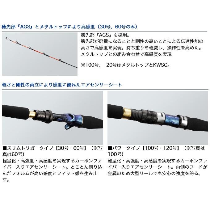 DAIWA（ダイワ） 【目玉商品】ダイワ 剣崎 MT 120-230MT (船竿)/釣り竿