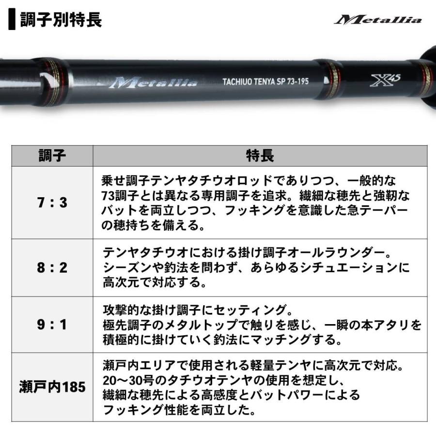 ダイワ 19 メタリア タチウオ テンヤSP 91-170 ふるい 9.1調子 ダイワ 19 メタリア タチウオ テンヤSP 91-170 ふるい 9.1調子
