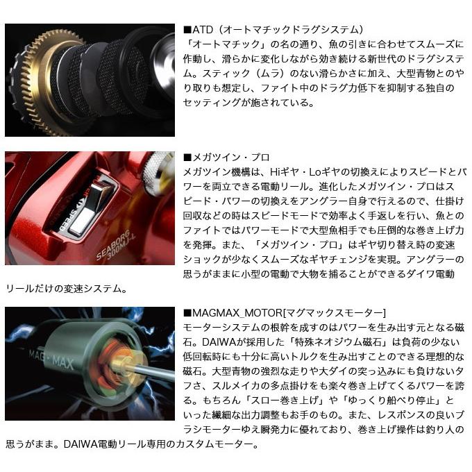 DAIWA（ダイワ） 20 シーボーグ 300MJ 右ハンドル (2020年モデル/電動
