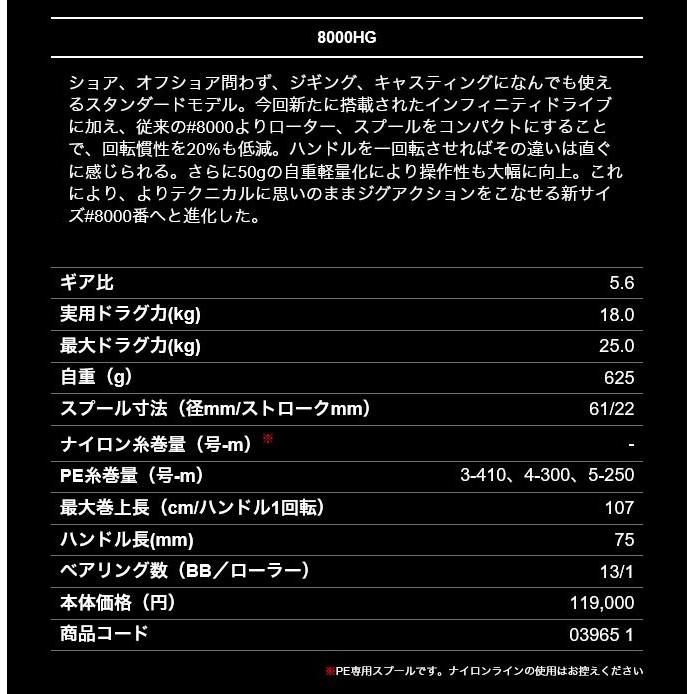 シマノ 19 ステラSW 8000HG (2019年モデル) スピニングリール /(5)  :4969363039651:つり具のマルニシYahoo!ショップ - 通販 - Yahoo!ショッピング