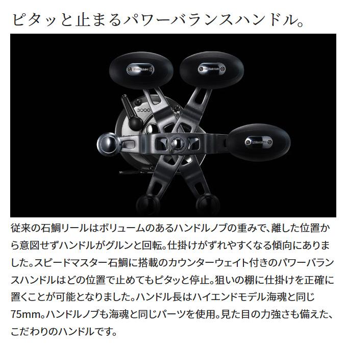 シマノ 23 スピードマスター石鯛 3000T 右ハンドル (2023年モデル) 石鯛 底物リール /(5)｜f-marunishi3｜05