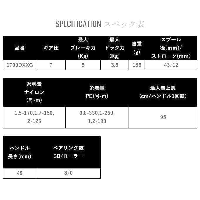 シマノ 22 BBX リンカイSP 1700DXXG (2022年モデル) スピニング シマノ 22 BBX リンカイSP 1700DXXG (2022年モデル) スピニング