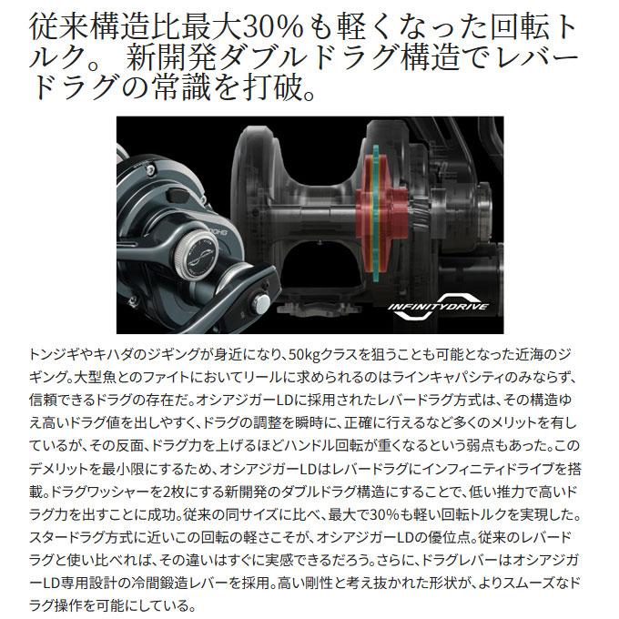 シマノ 24 オシアジガー LD 2500HG 右ハンドル (2024年モデル シマノ 24 オシアジガー LD 2500HG 右ハンドル (2024年モデル
