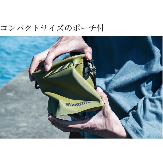 シマノ BK-002X (グレー) ポケッタブル水汲みバッカン (水汲みバケツ／2024年モデル) /(5)｜f-marunishi3｜05