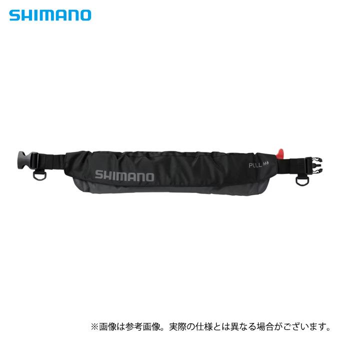 SHIMANO自動膨脹式ライフジャケット、(型番 VF-052K)フルブラック シマノ（SHIMANO） VF-052K (ブラック／グレー) ラフトエアジャケット