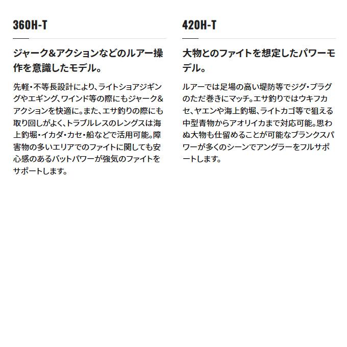 シマノ 23 ボーダレス BB 360H-T (2023年モデル) スピニング シマノ 23 ボーダレス BB 360H-T (2023年モデル) スピニング