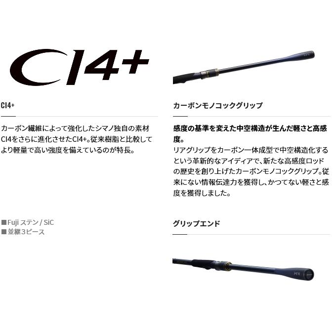 シマノ 21 ネッサ XR S106MH (2021年モデル) スピニング