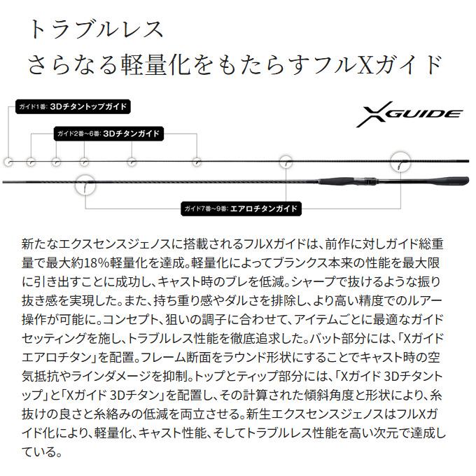 シマノ（SHIMANO） 25 エクスセンス ジェノス S93ML・MH/F (シーバス