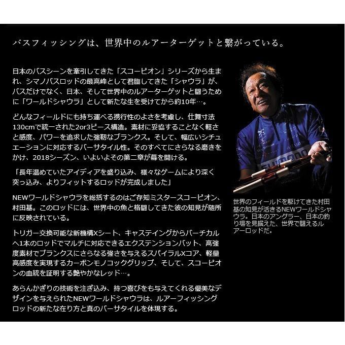 シマノ ワールドシャウラ 2833RS-2 (スピニングモデル) 2019年 シマノ ワールドシャウラ 2833RS-2 (スピニングモデル) 2019年