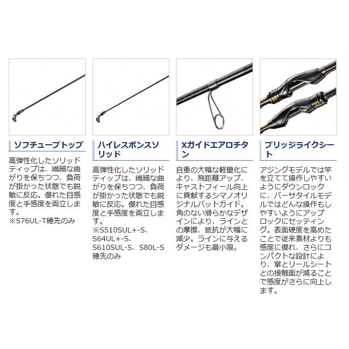 シマノ（SHIMANO） 20 ソアレ エクスチューン S64UL+-S (2020年モデル