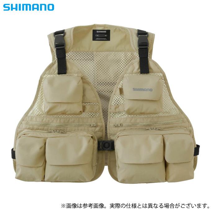 シマノ Ve 066v つり具のマルニシ ベージュ フィッシングウエア ストリームメッシュベスト フィッシングウェア 22年春夏モデル フィッシングウェア 22年春夏モデル 5 つり具のマルニシショップ