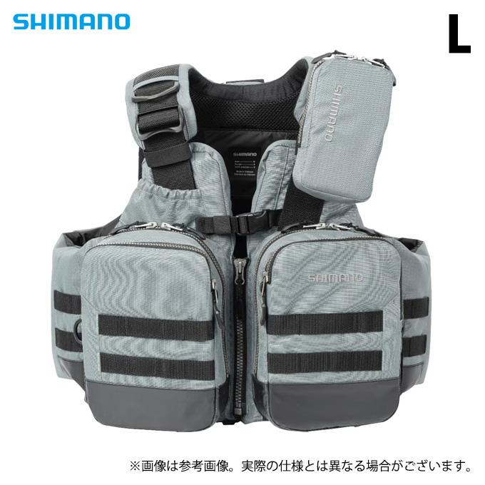 シマノ（SHIMANO） VF-274W (ストームグレー／L) アクトゲームベスト