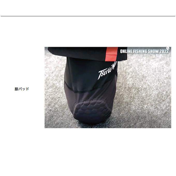 取り寄せ商品】 釣武者 コーデュラ ニーガードタイツ (L／ブラック