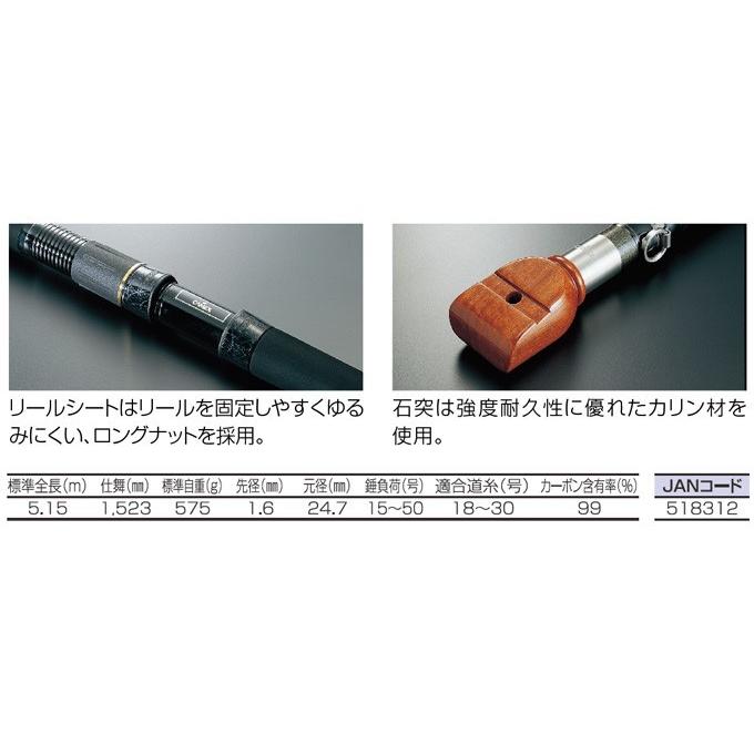 取り寄せ商品】 釣武者 CAMEX ULTIMA石鯛515-4 (石鯛竿)(9) 【Σ08