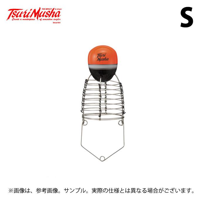 取り寄せ商品】 釣武者 フカセ飛びカゴ urala (S／オレンジ) (2024年