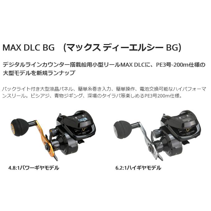 MAX アブガルシア DLC BG H (右ハンドル/ギア比 6.2:1) /カウンター