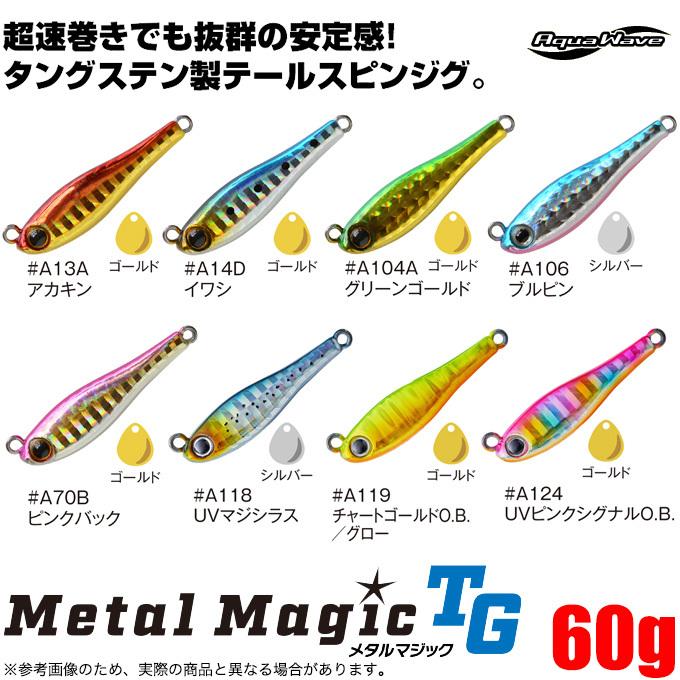 コーモラン アクアウェーブ メタルマジックTG 60g (テールスピンジグ