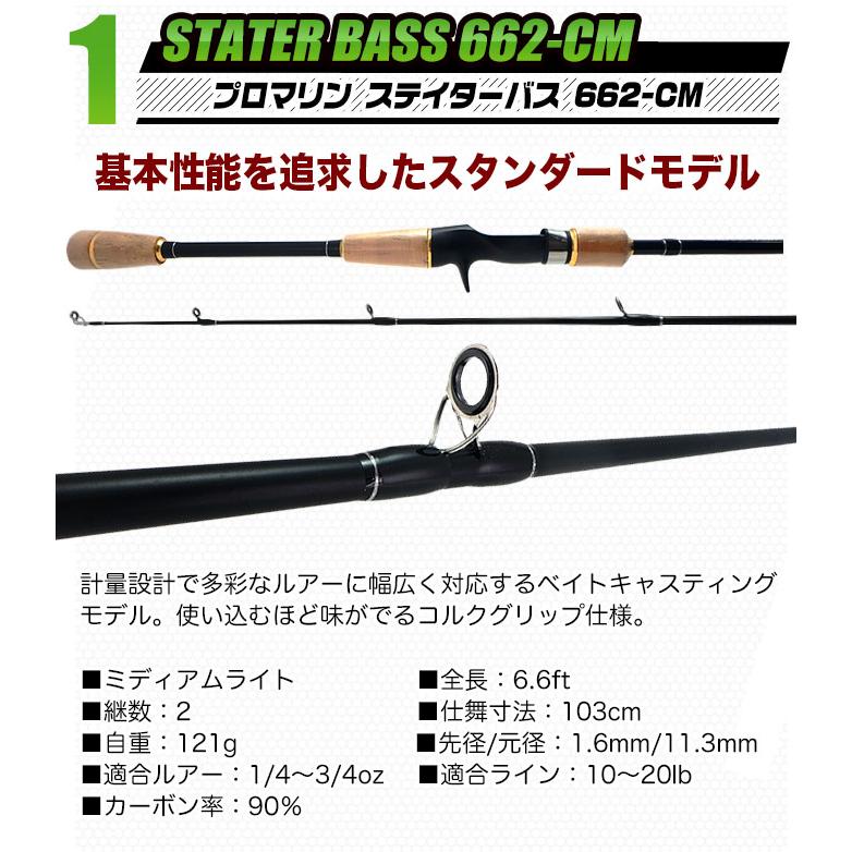 ブラックバス釣り入門セットEX [ベイトモデル] タイプ-1 [バスワン XT