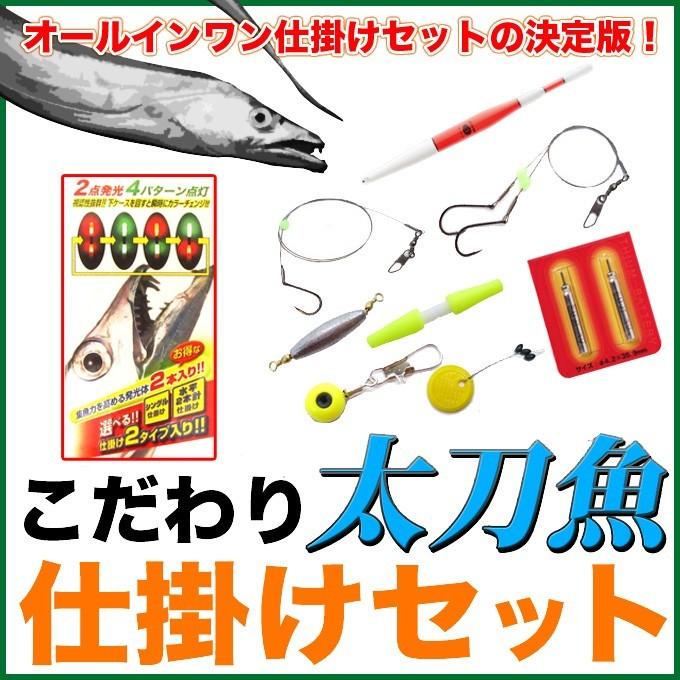 冨士灯器 こだわり太刀魚 仕掛け セット[タイプ：CSL3II][電気ウキ3号