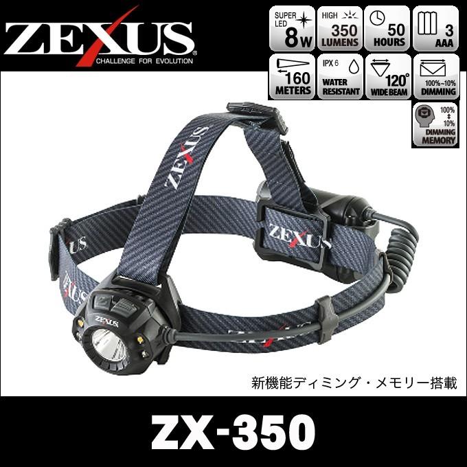 冨士灯器 ゼクサス LEDヘッドライト (ZX-350)(5) 【Σ01】 : つり具の