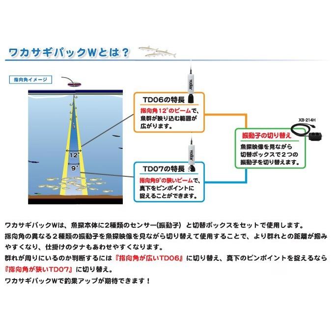 HONDEX（ホンデックス） 【限定商品】 PS-500C ワカサギパックW （振動