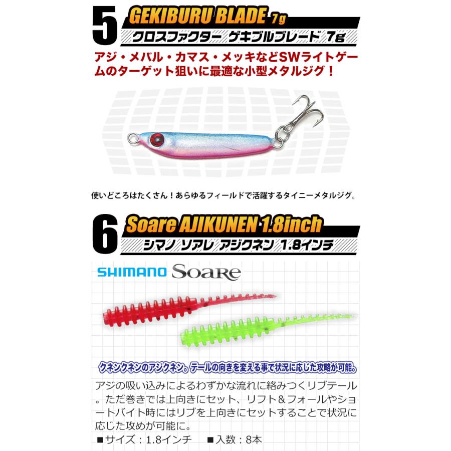 ライトゲーム入門セット (アジ・メバル釣りセット)【代引き決済不可