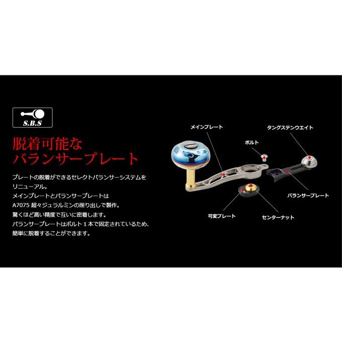 【取り寄せ商品】メガテック リブレ SB 70-75(エスビー 70-75) E.P 41 (カスタムハンドル/ベイトリール用)｜f-marunishi3｜03