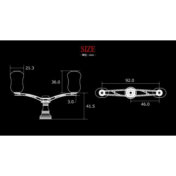 取り寄せ商品】メガテック リブレ ウイング 92 (カスタムハンドル