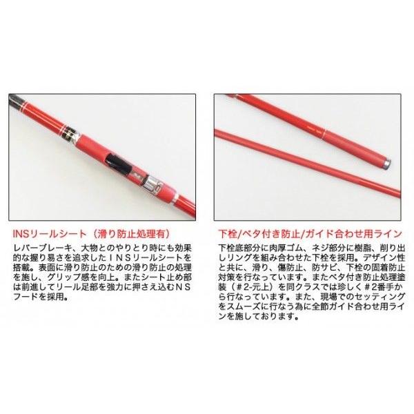 宇崎日新 イングラムISO LTD1.25 竿 釣具 宇崎日新 磯竿 イングラム レッド