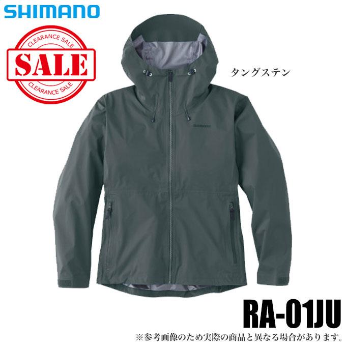 【目玉商品】シマノ RA-01JU レインギアジャケット 01 (カラー：タングステン) レインウェア/(5) : ra-01ju-ts :  つり具のマルニシYahoo!ショップ - 通販 - Yahoo!ショッピング