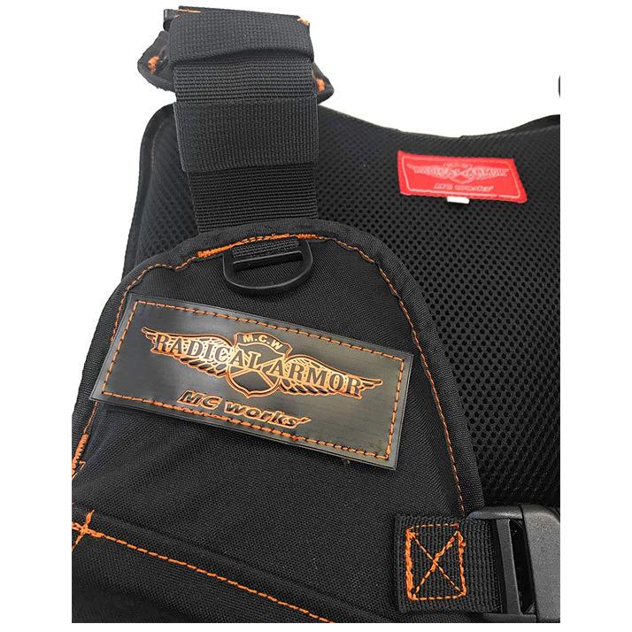 MCワークス ロックマンベスト 1R（ブラック×オレンジ）/(5) 【Σ03