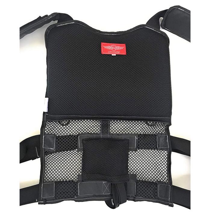【新品】MCワークス ロックマンベスト 1R RMV-1R MCワークス ロックマンベスト 1R (RMV-1R)（ブラック×ホワイト
