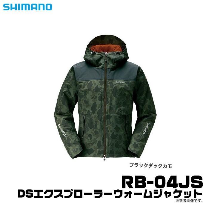 シマノ　ＤＳエクスプローラーウォームジャケット ＲＢ−０４ＪＳ　ブラック　Ｌ シマノ（SHIMANO） 【目玉商品】シマノ DSエクスプローラーウォーム