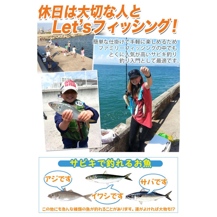 誰でも簡単! サビキ釣り入門セット 270 (セット内容：竿/2.7m・リール