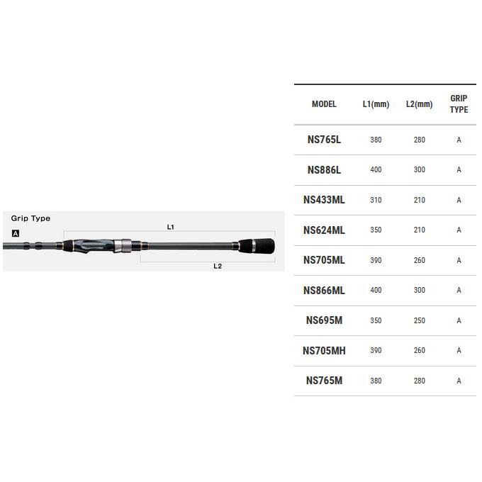 【取り寄せ商品】 テイルウォーク アウトバック (NS765M) (釣竿・ロッド) /エイテック /(c)｜f-marunishi｜04