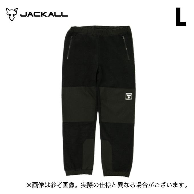 ジャッカル　冬用パンツ JACKALL（ジャッカル） ダブルフェイスフリースパンツ (ブラック／L