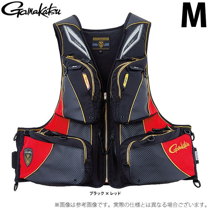 がまかつウィンドストッパー フローティングベスト GM-2192 レッドブラック Gamakatsu（がまかつ） ウィンドストッパー(R) フローティングベスト