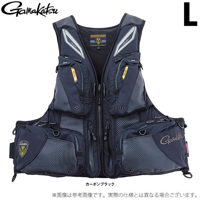 【取り寄せ商品】 がまかつ GM2192 (カーボンブラック) (Lサイズ) ウィンドストッパー(R)フローティングベスト (2021年秋冬モデル) /(c)