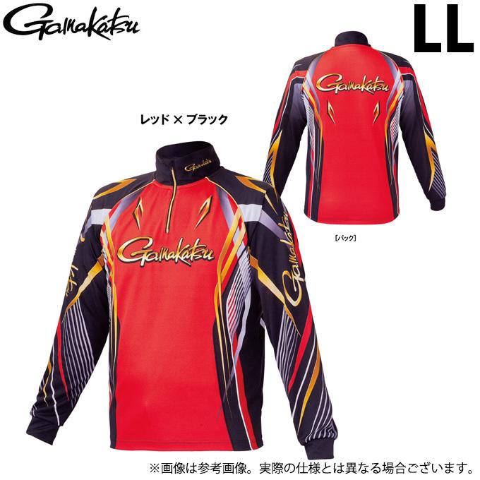 取り寄せ商品 がまかつ Gm3650 レッド ブラック Ll 2wayプリントジップシャツ 長袖 フィッシングウェア 22年春夏モデル C つり具のマルニシ Paypayモール店 通販 Paypayモール