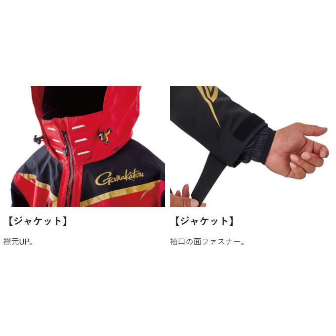 がま磯 【取り寄せ商品】 がまかつ GM3658 (ブラック／L) フィッシング