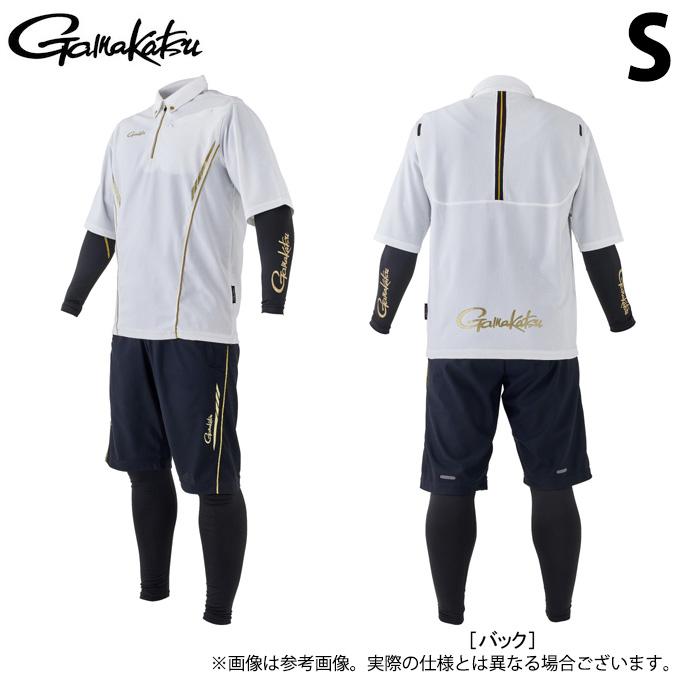 取り寄せ商品】 がまかつ GM3695 (S／ホワイト) アクティブクール 