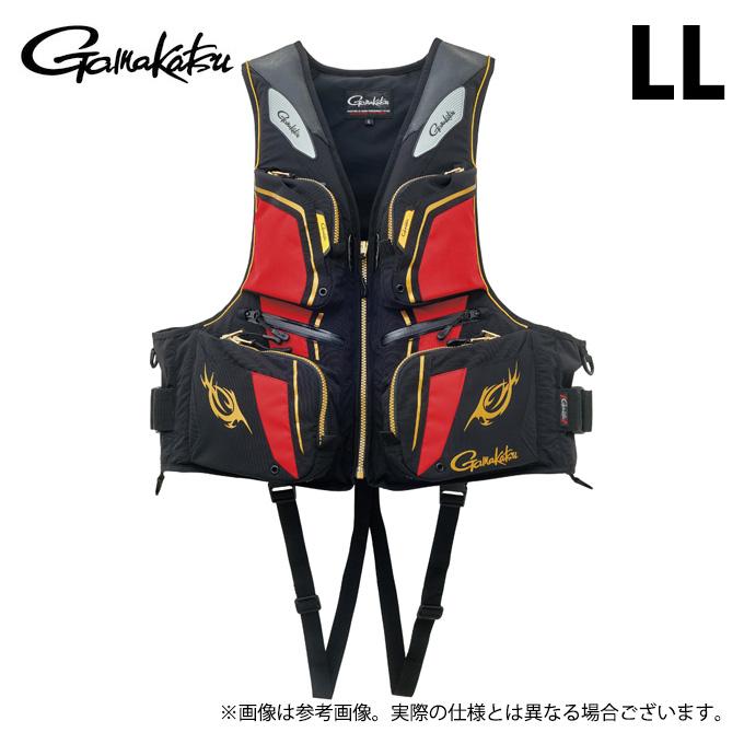 Gamakatsu 【取り寄せ商品】 がまかつ GM2193 (ブラック×レッド／LL 
