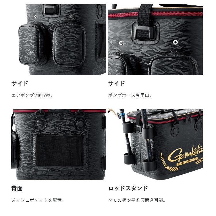 【取り寄せ商品】 がまかつ GM2606 (ホワイト／50cmハイタイプ) トーナメントバッカン (鞄・バッグ) /Gamakatsu /2024年モデル /(c) 【Σ04】の画像